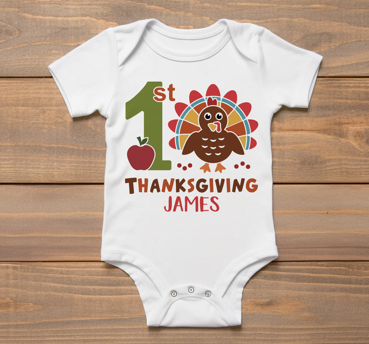 Personalized 1st Thanksgiving Onesie