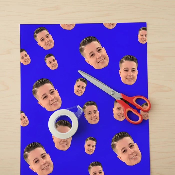 Personalized Face Wrapping Paper