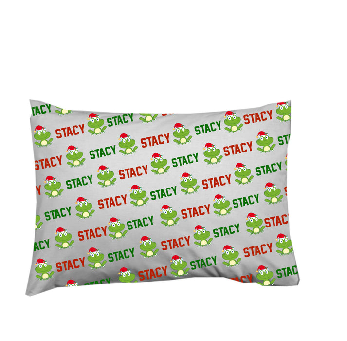 Personalized Christmas Themed Microfiber Pillowcase