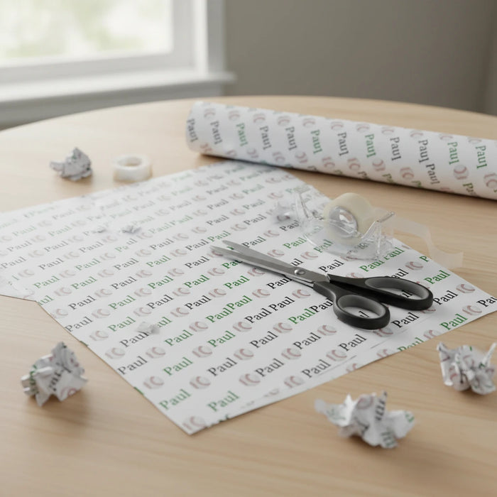 Personalized Sports Wrapping Paper | Custom Name Gift Wrap | Soccer, Baseball, Football, Basketball & More