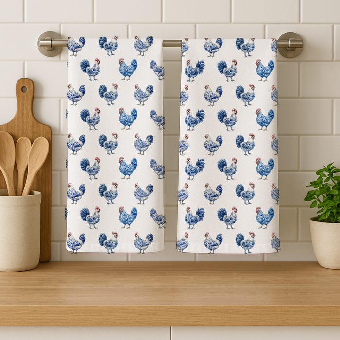 Chinoiserie Cotton Kitchen Towel