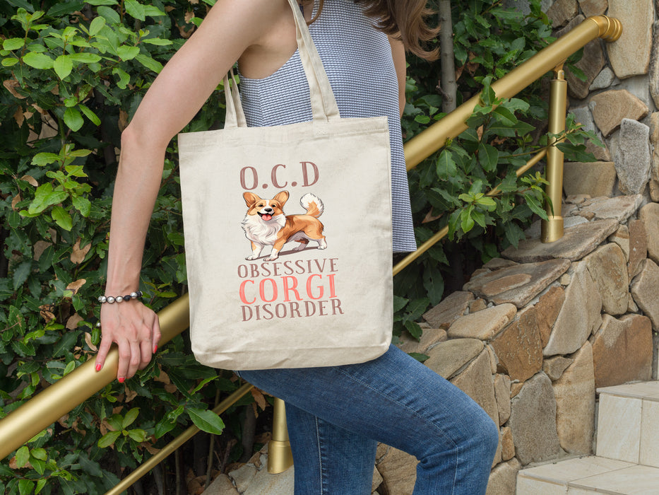 O.C.D. Obsessive Corgi Disorder Tote Bag