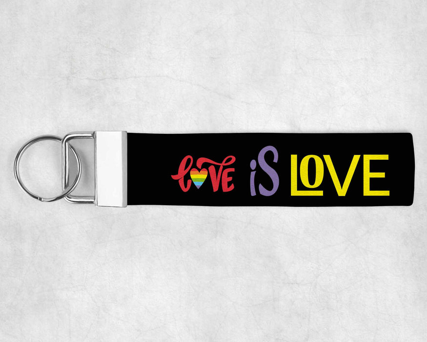 Love is Love Key Fob Wristlet