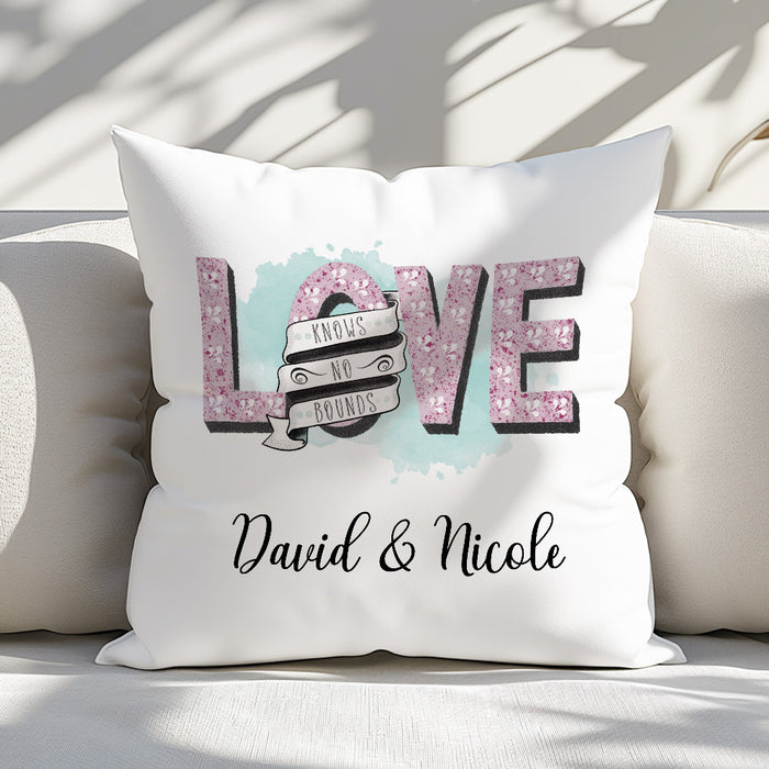 Love Knows No Bounds Throw Pillow