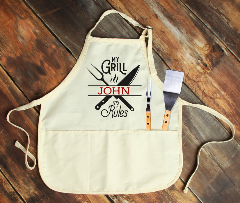 My Grill My Rules Apron