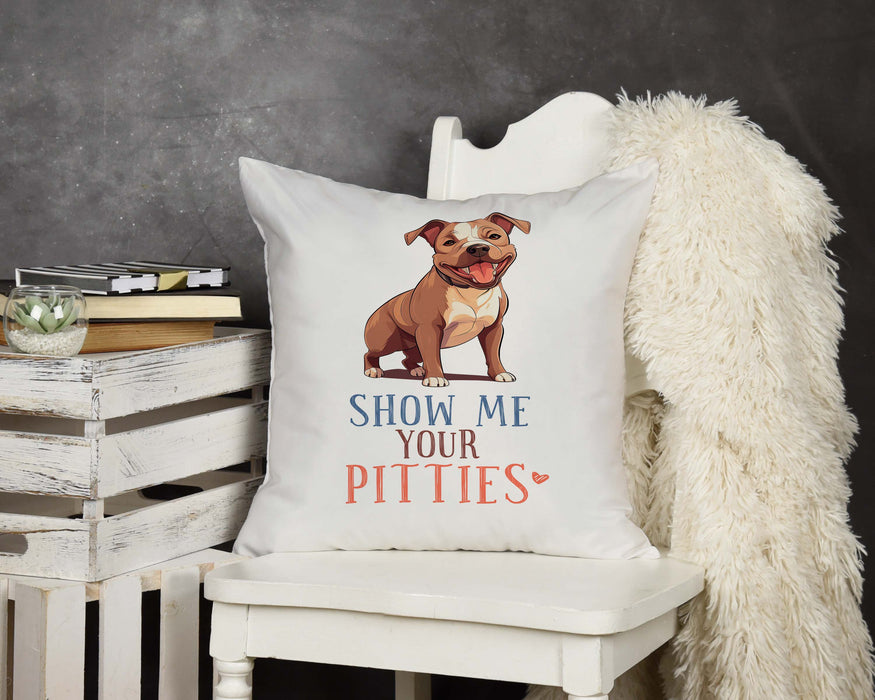 Show Me Your Pitties Design Throw Pillow