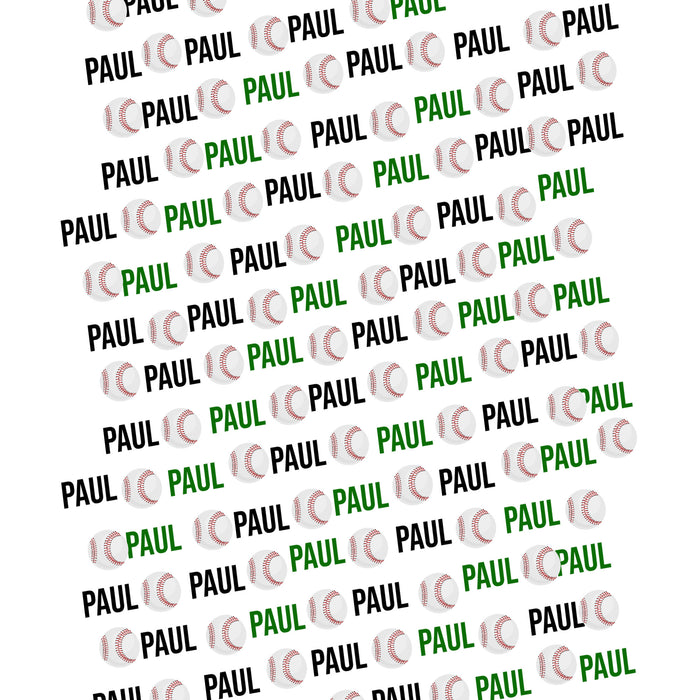 Personalized Sports Wrapping Paper | Custom Name Gift Wrap | Soccer, Baseball, Football, Basketball & More