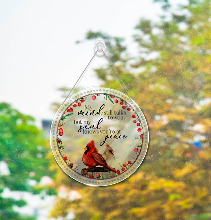 My Mind Still Talks to You Acrylic Suncatcher