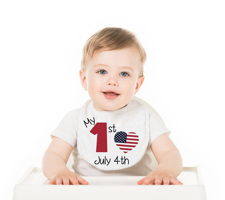 My First 4th Of July Baby Bib - Potter's Printing
