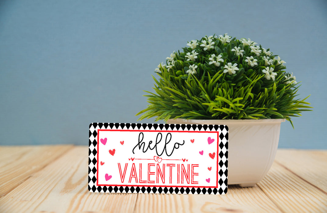Hello Valentine Wreath Sign