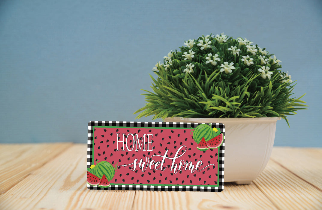 Home Sweet Home Watermelon Wreath Sign