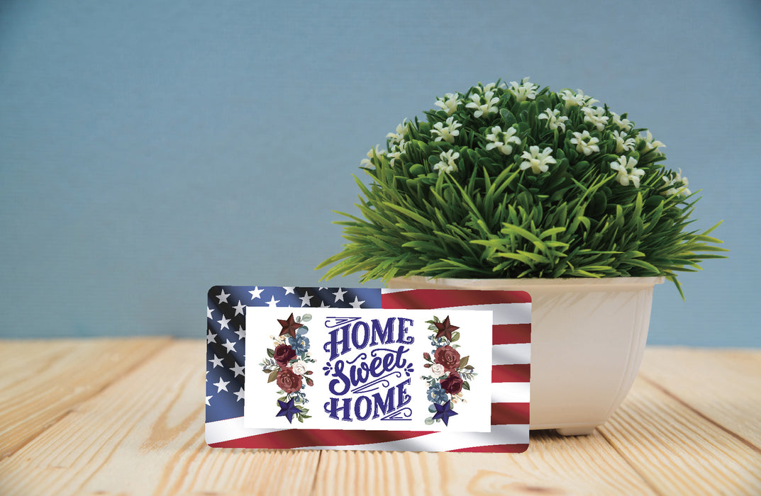 'Home Sweet Home' Fourth of July Decorative Sign