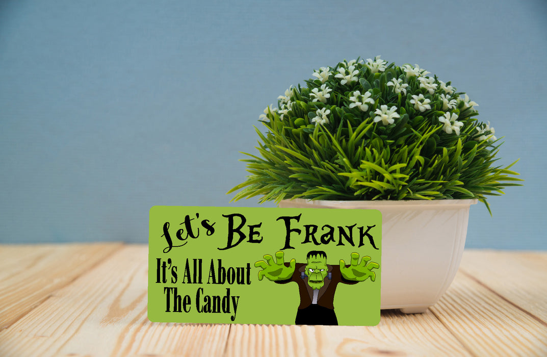 Let's Be Frank Wreath Sign