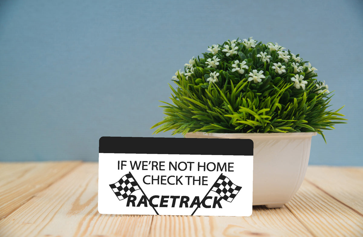 Sign With Racetrack Racetrack Wreath Sign — Potter's Printing