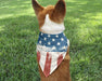 American Flag Design Dog Bandana