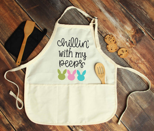 Chillin' With My Peeps Personalized Apron - Potter's Printing