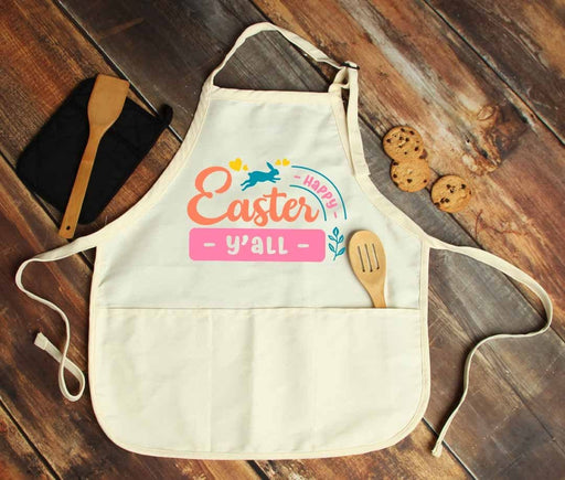 Happy Easter Y'all Personalized Apron - Potter's Printing