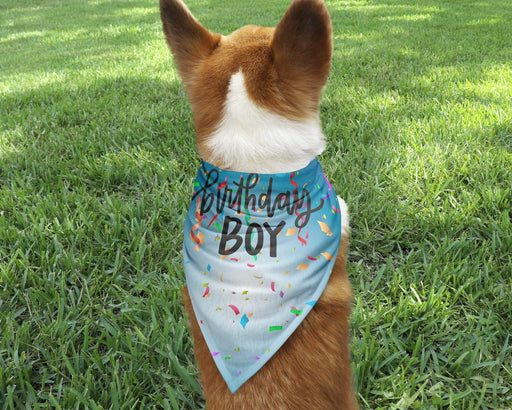 Birthday Boy Design Dog Bandana