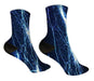 Blue Electricity Design Socks