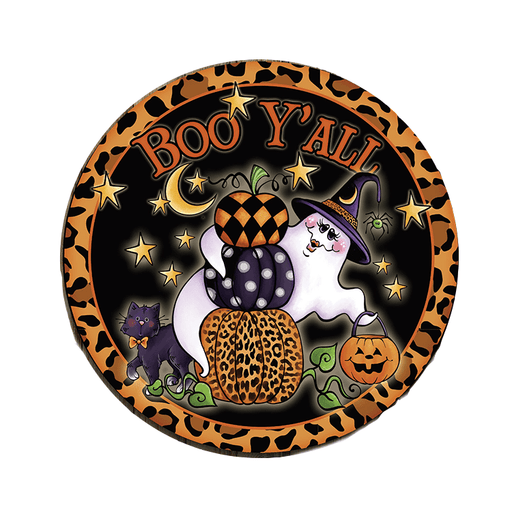 'Boo Y'all' Decorative Halloween Door Sign