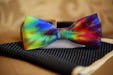 Tie Dye Design Bow Tie