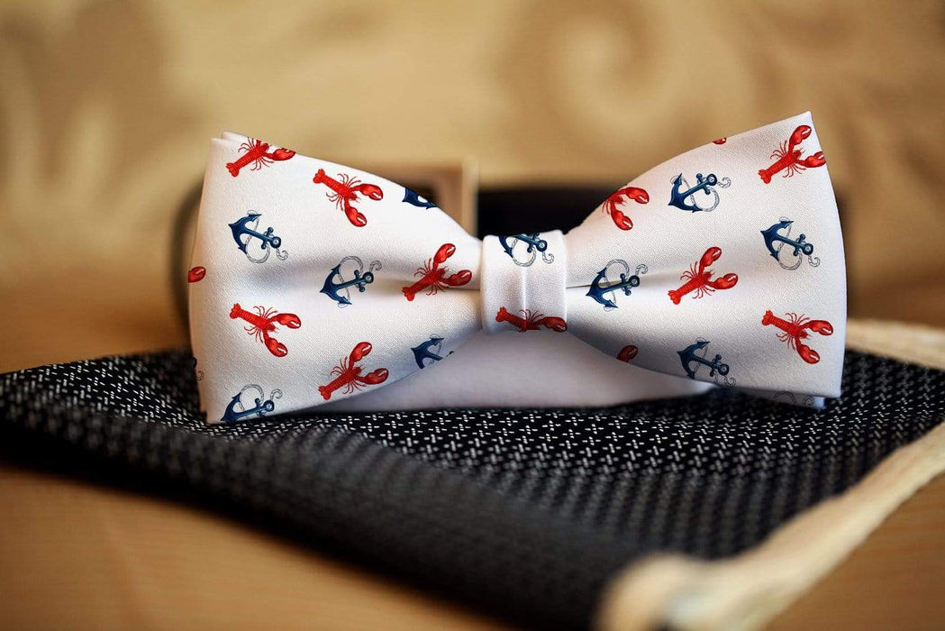 Anchors & Lobsters Design Bow Tie