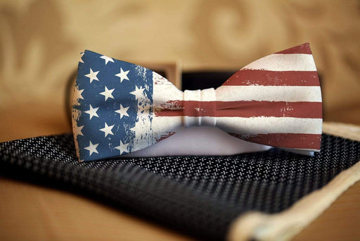 American Flag Design Bow Tie