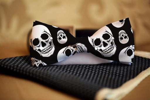 Skulls Design Bow Tie