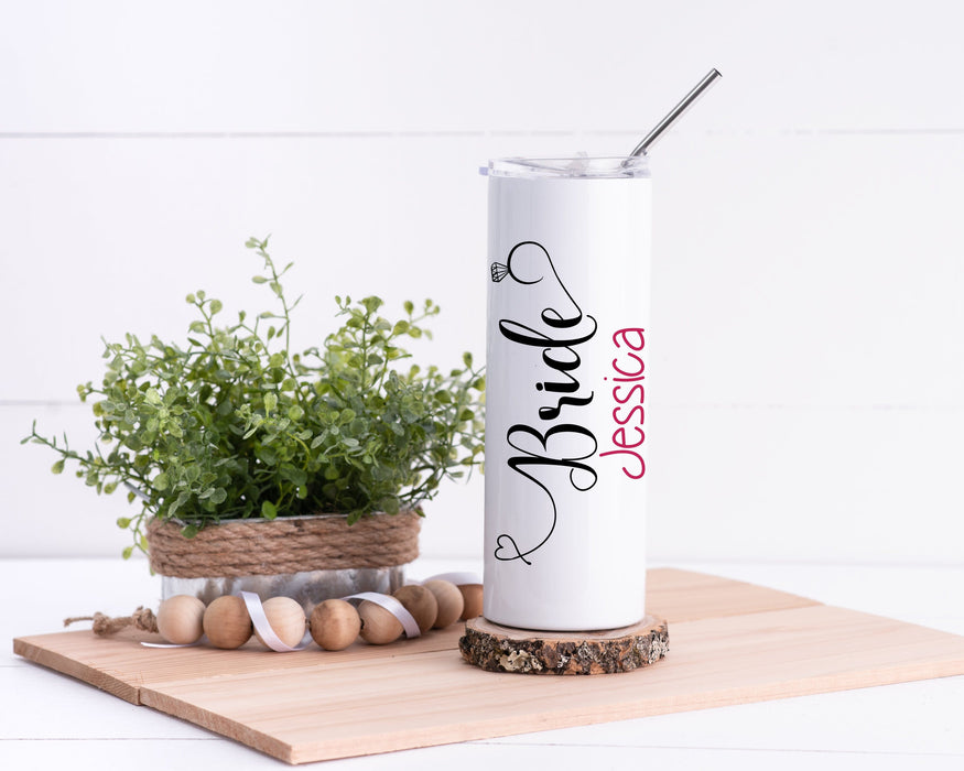 Bride Personalized Stainless Steel Tumbler