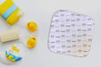 Personalized Baby Bunny Design Microfiber Wash Cloth