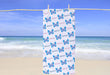 Personalized Butterfly Design Beach Towel