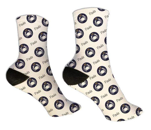 Personalized Cancer Zodiac Design Socks