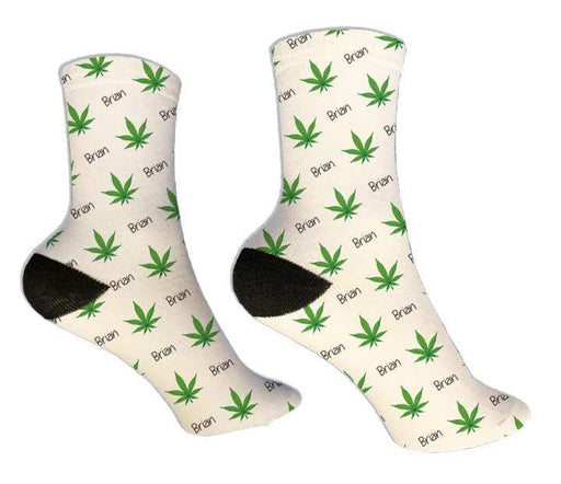 Personalized Cannabis Design Socks