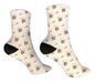 Personalized Hedgehog Christmas Design Socks