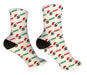 Personalized Soccer Christmas Design Socks