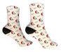 Personalized Unicorn Christmas Design Socks