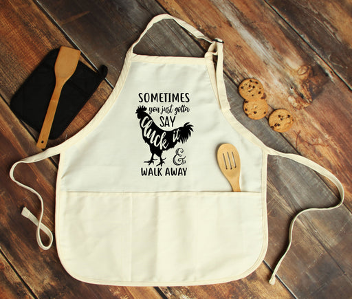 Sometimes You Just Gotta Say Cluck it Personalized Apron - Potter's Printing