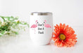 Don't Give a Flock Design 12oz Stainless Steel Wine Tumbler