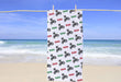 Personalized Dirtbike Design Beach Towel