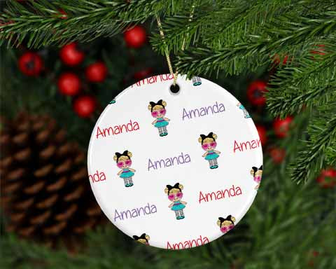 Personalized Doll Ornament