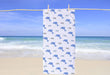 Personalized Dolphin Design Beach Towel