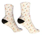 Personalized Flamingo Easter Design Socks