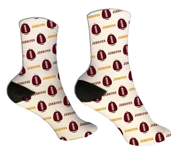 Personalized Football Easter Design Socks