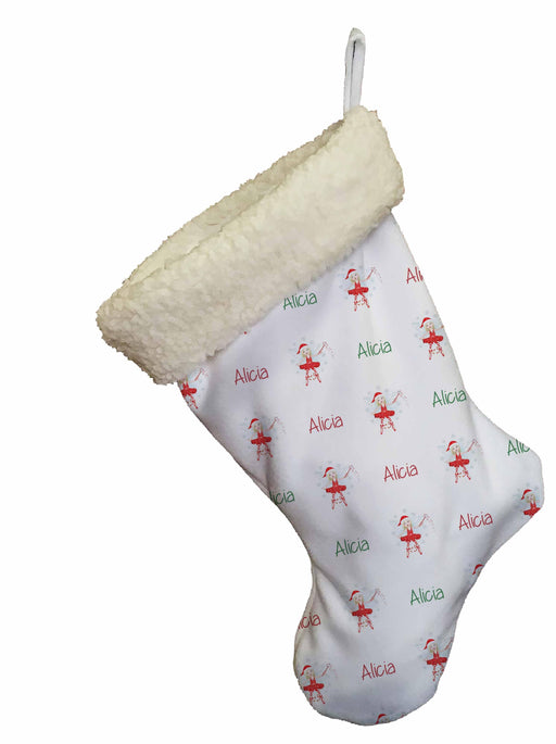 Fairy Personalized Christmas Stocking - Potter's Printing