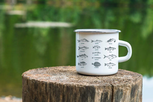 Fish Design Camping Coffee Mug