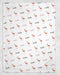 Personalized Flamingo Design Soft Micro Fleece Blanket