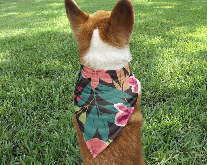 Hawaiian Design Dog Bandana