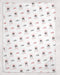 Personalized Hedgehog Valentine Design Soft Micro Fleece Blanket