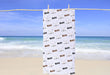 Personalized Hockey Design Beach Towel