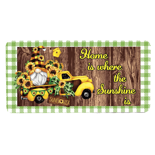 'Home Is Where the Sunshine Is' Decorative Sign